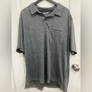 Duluth Armachillo Cooling Relaxed Fit Polo Shirt Mens 2XL Moisture Wicking Gray